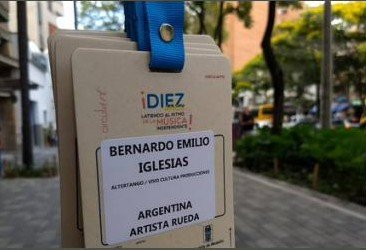 Acreditación de Bernardo Iglesias en Circulart